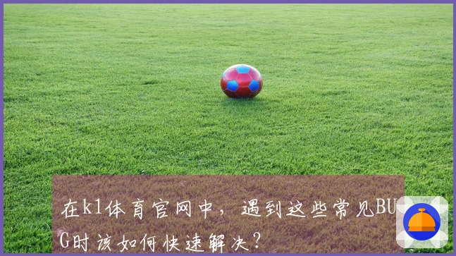 在k1体育官网中，遇到这些常见BUG时该如何快速解决？